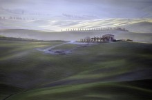  / The valley of Val d'Orcia near Pienza (Italy)