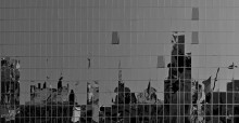 Four rooms filled with the sounds of the city. / ***