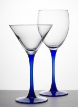 two glasses. / ***