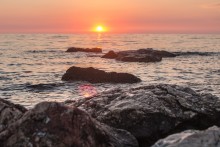 sunset at sea / ***