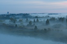 Out of the fog city / ---