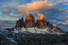 Schornsteine ​​Alpen. / ***