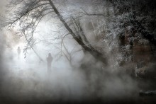 Mystical sketch November morning ... / ***