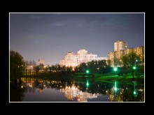 Recreation park in the evening. / ***