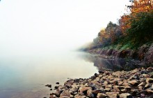 Nebel auf dem Dnjepr / ***