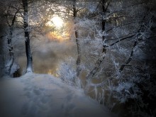 Sunset tale of leaving in December ... / ***