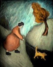 Walk across the / ***