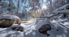 Blakeney Rapids @ winter / Mississippi river