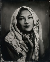 Olga / Ambrotype for clear glass 20x25 cm
Camera - Sinar P2 8'x10'
Heliar 360 f 4,5
Scan - Epson V750