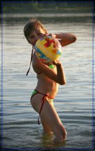 Lera on the beach ... / ***