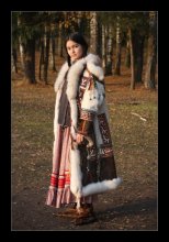 Biba in national dress. / ***