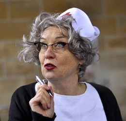 a portrait of a nurse. / ***