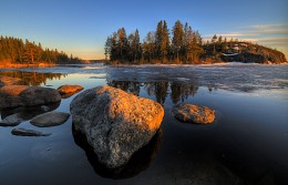 Abend auf Ladoga / :))