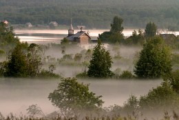 fogs White Nights Kizhi Island .. / ***