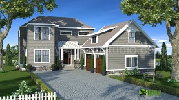 3D rendering Exterior Home Design / ***