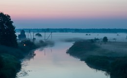 Western Berezina in the fog / ***