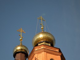 Golden domes. / ***