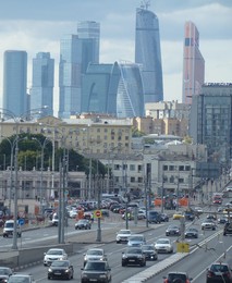 Blick auf den Moskauer City. / ***