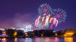 Minsk. Salute to the City Day / 12.09.2015