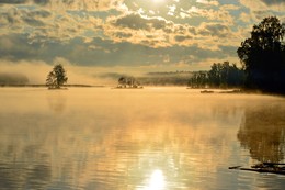 Foggy morning, the morning the September / ***