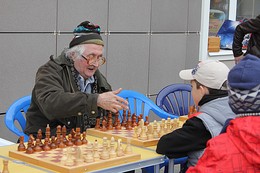 Opposites: Grandchildren and grandparents. / ***