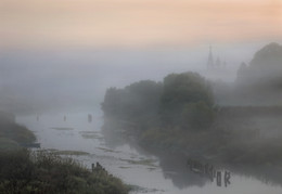 Dawn in Dunilovo .. / ***