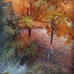 Fall behind glass / ***