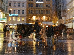 Two under one umbrella / ***