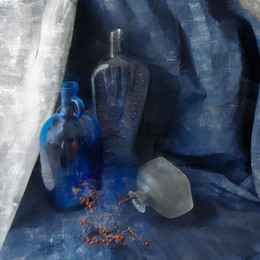 Etude in blue tones / ***