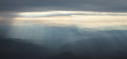 The March sky in the Crimean mountains / ***