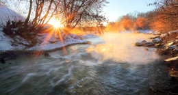 Dawn winter river ... / ***