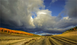 On the roads of autumn. / ***
