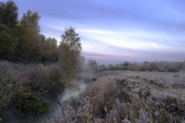 Dawn, fog, frost .. / ***