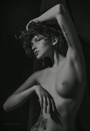 Portrait of a model. / Portrait of a model.