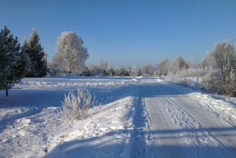 Ein schöner Tag dank Frost und Sonne / ***