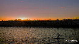 it was the evening / ***