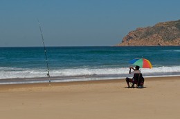 Summer laziness / Praia de Guinchu, Portugal