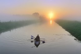 Early in the summer morning. / ***