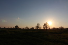 Spring sunset / Mogilev