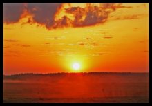The first moments of a new day. / ***