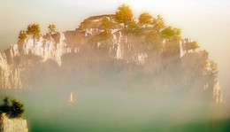 In a quiet cove ... / ***