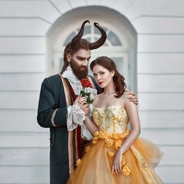 "Beauty and the Beast" / The project "Fairy Kiev" with the participation of Ukrainian stars. Models: Group The Hardkiss