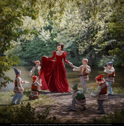Snow White / The project &quot;Fairy Kiev&quot; with the participation of Ukrainian stars. Model: singer Erica