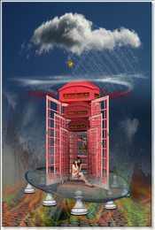 Juchnelda telefoniert abgesichert / 2011 09 15 - D 120 E -