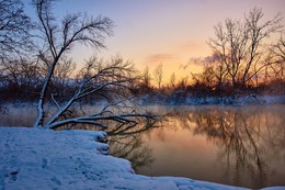 Sonnenuntergang im Winter / ---