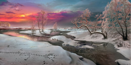 Sonnenuntergang im Winter / ***