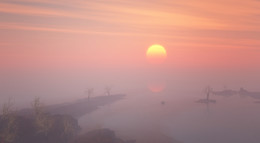 Nebligen Morgen ... / ***