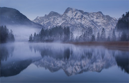 Almsee im Nebelkleid / Morgens beim almsee in Grünau Oberösterreich
