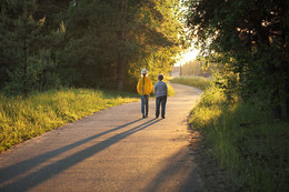 warm summer evening ... / ...