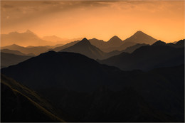 Berglicht / Abends in den Niederen Tauern am Großen Hengst im Pölstal Steiermark